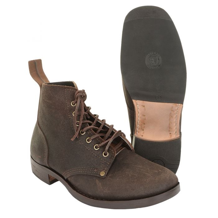 British WW1 B5 Leather Boots with Rubber Sole by William Lennon