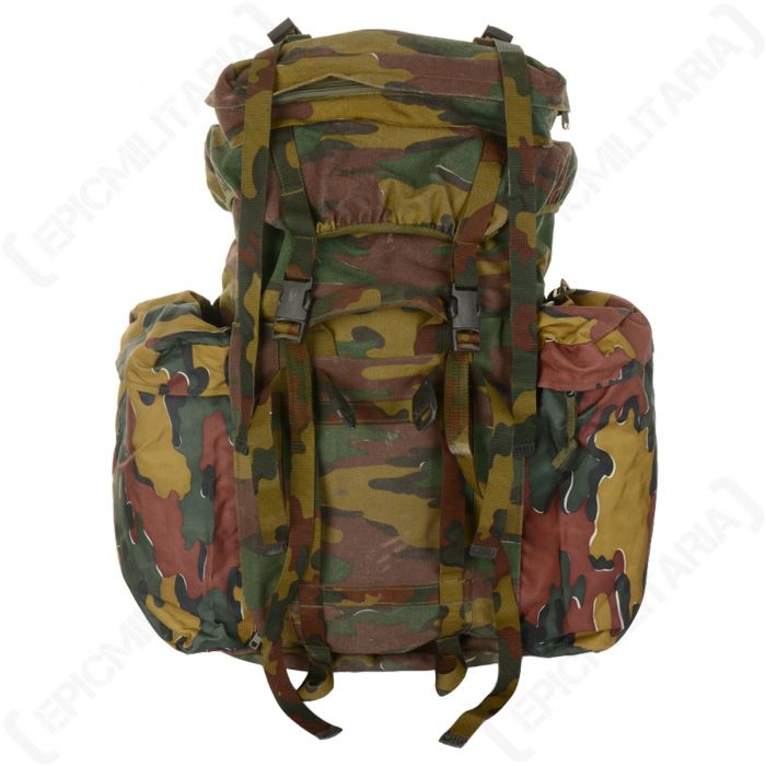 Original Belgian Army Camo Rucksack Epic Militaria