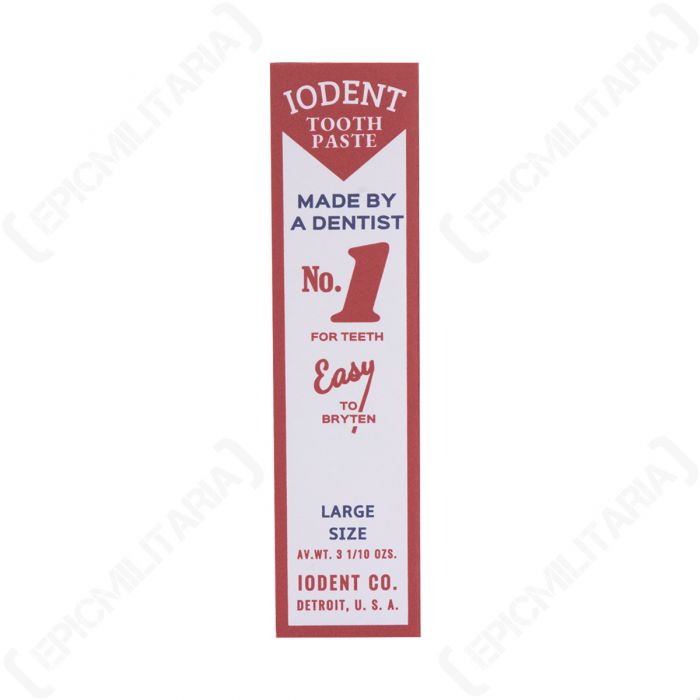 WW2 US Iodent Toothpaste Box Epic Militaria