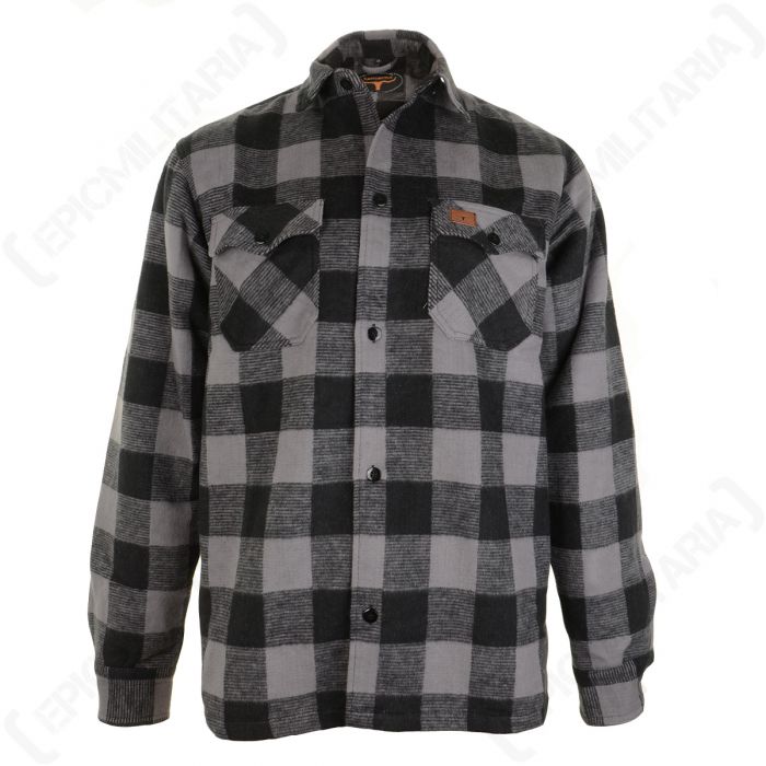 Grey lumberjack shirt best sale