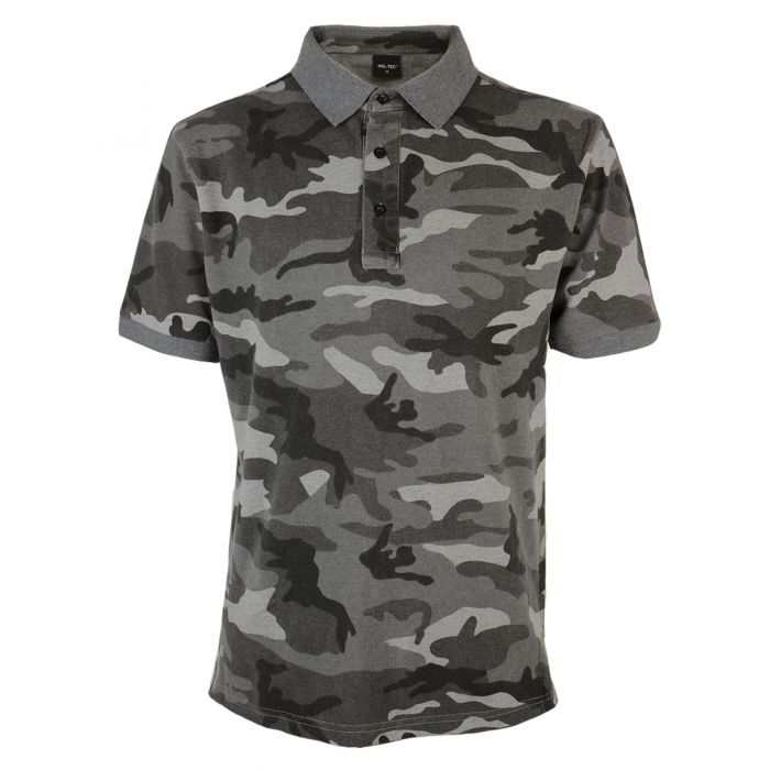 Prewash Co. Polo Shirt - Urban Camo - Epic Militaria