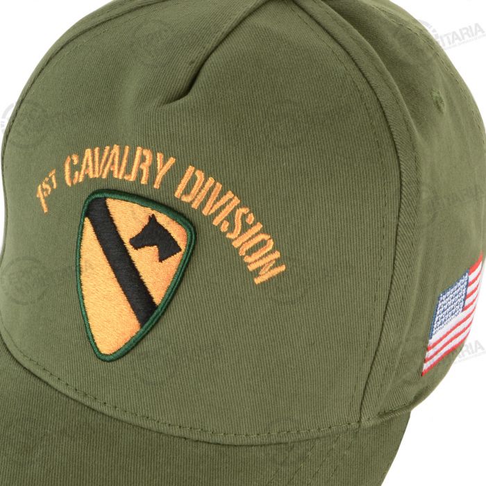 US 1st Cavalry Division Baseball Cap Green Epic Militaria