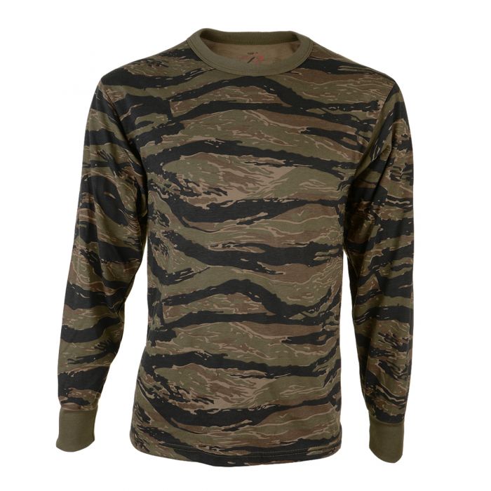 Rothco Long Sleeve T-Shirt - Tiger Stripe - Epic Militaria