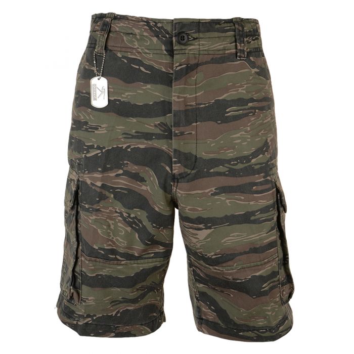 Rothco Vintage Washed Out Paratrooper Shorts - Tiger Stripe - Epic ...