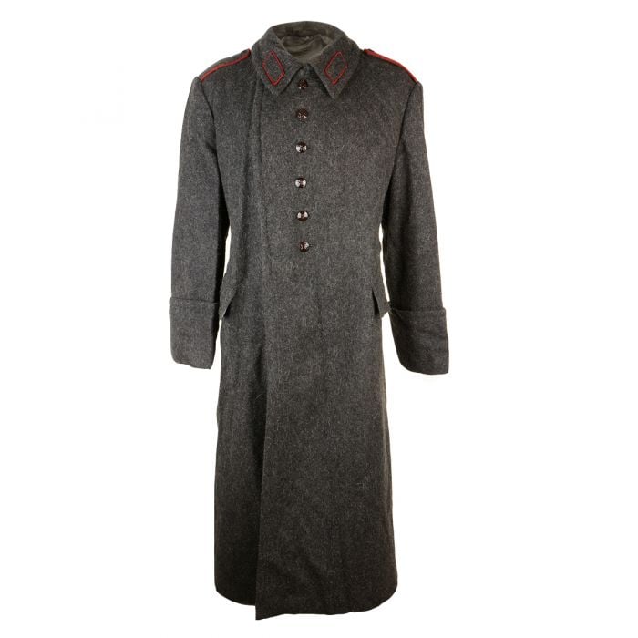 Original Bulgarian Army Wool Greatcoat Grey
