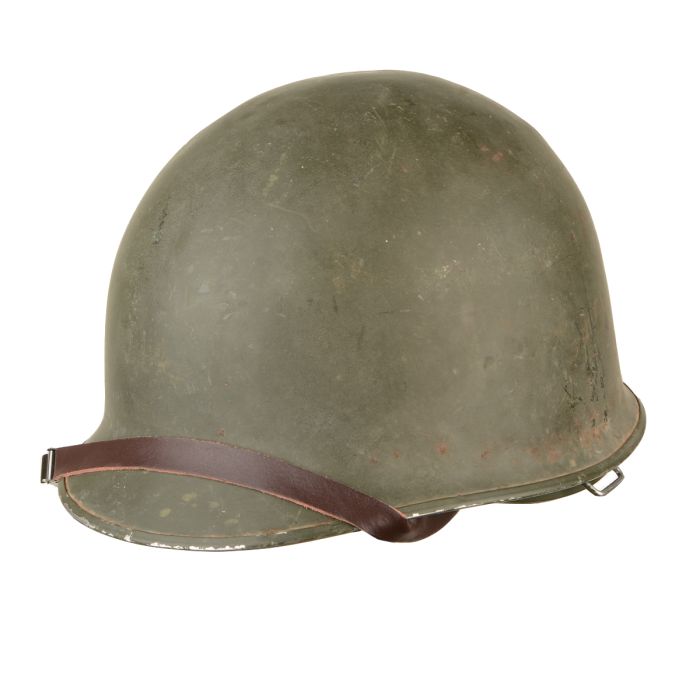Original M1 Helmet with New Plastic Liner Epic Militaria