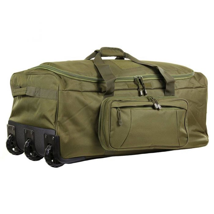 Buy Wheeled 136L Trolley Commando Travel Bag Olive Green Epic Militaria
