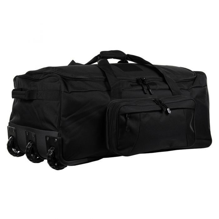 Black travel hotsell bag with wheels