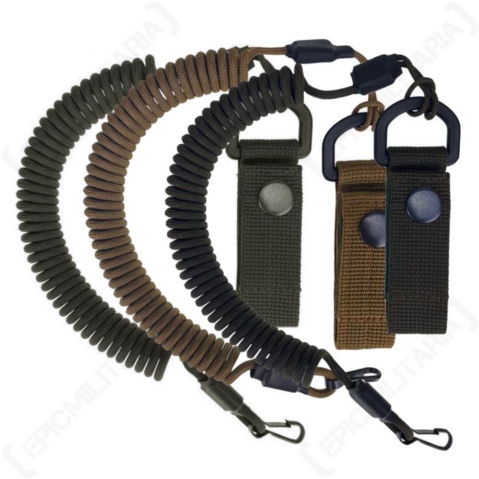 Paracord Spiral Lanyard with Belt Loop Epic Militaria