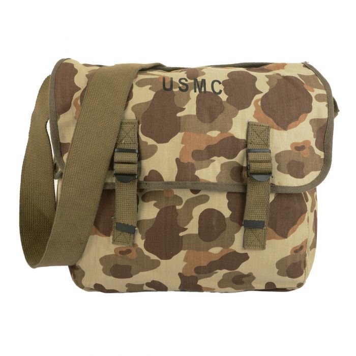 WW2 US Style Desert Frog Camo Messenger Bag Epic Militaria