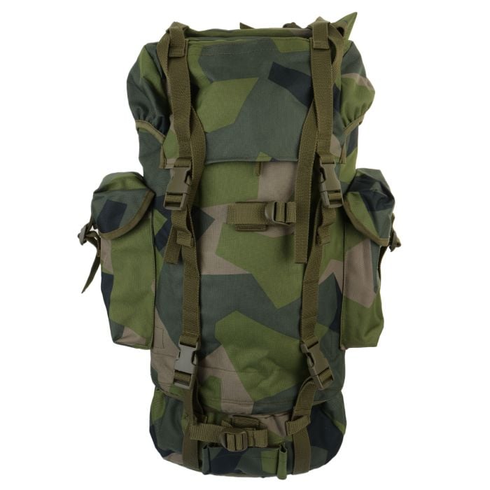 65L BW German Army Style Tactical Rucksack Swedish M90 Camo