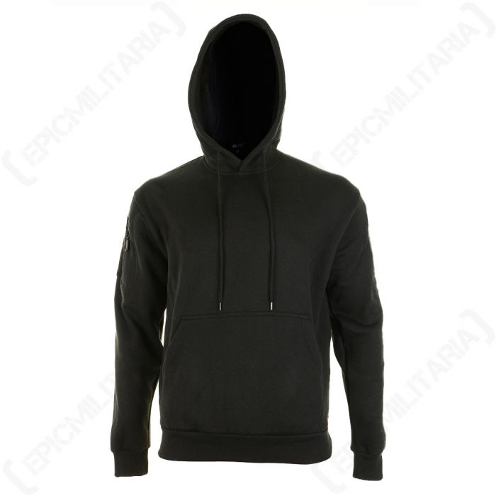 Tactical Hooded Sweatshirt Black Epic Militaria