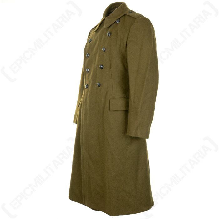 Original Romanian Army Great Coat Olive Drab Epic Militaria