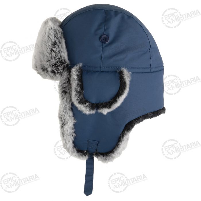 Navy blue trapper hat sales