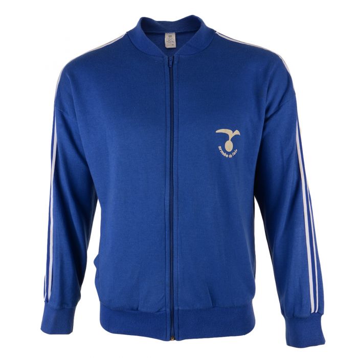 Original French Air Force Cotton Sports Jacket White Badge Blue