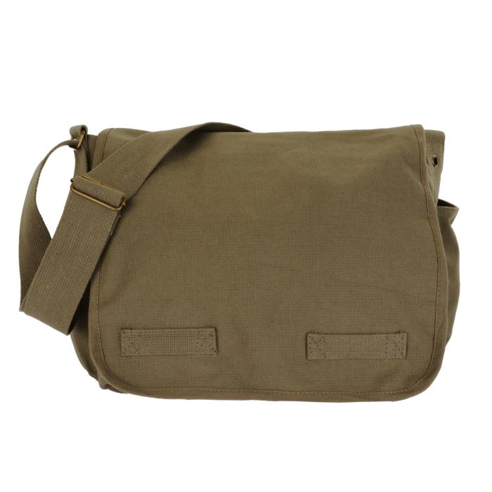 Rothco Classic Canvas Messenger Bag Olive Drab Epic Militaria