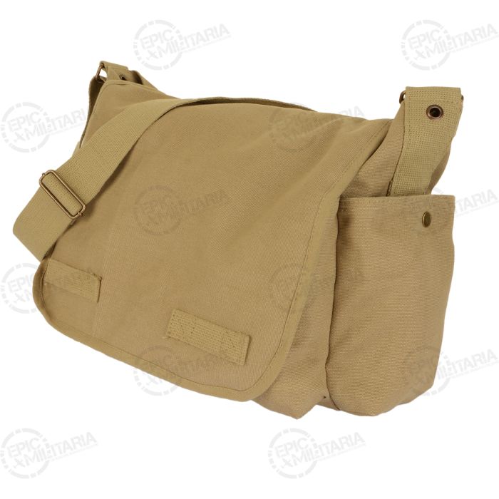 Rothco Classic Canvas Messenger Bag Khaki