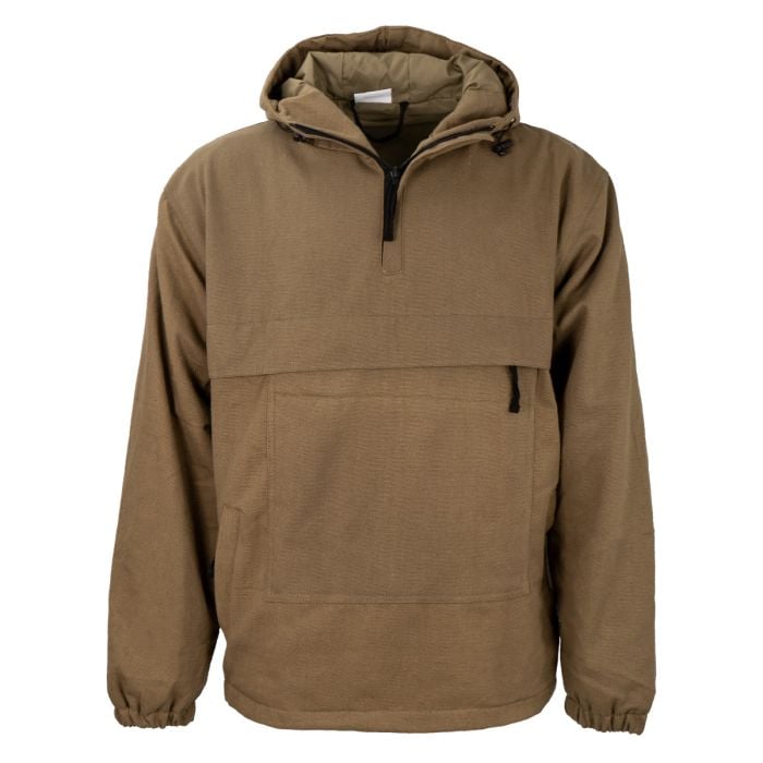 Cotton Lined Summer Anorak Khaki Canvas