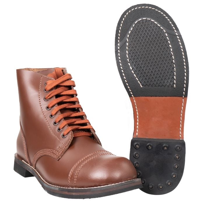 WW2 US Service Shoes - American Army WW2. - Epic Militaria
