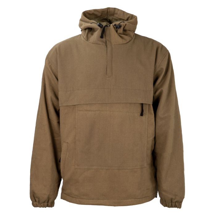 Cotton Lined Summer Anorak Khaki Canvas
