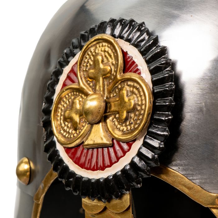 German Pickelhaube helmet: Private Arthur Addison Knapp, 41 Battalion, AIF  | Australian War Memorial