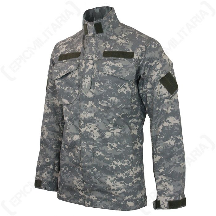brand new U.S Military ACU Digital Camo Rip Stop Jacket & pants set XL/Reg 