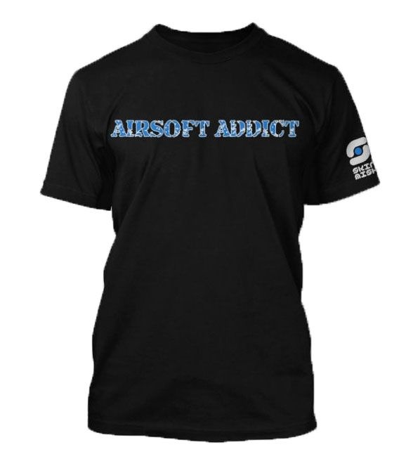 Airsoft Addict TShirt (Black) Epic Militaria