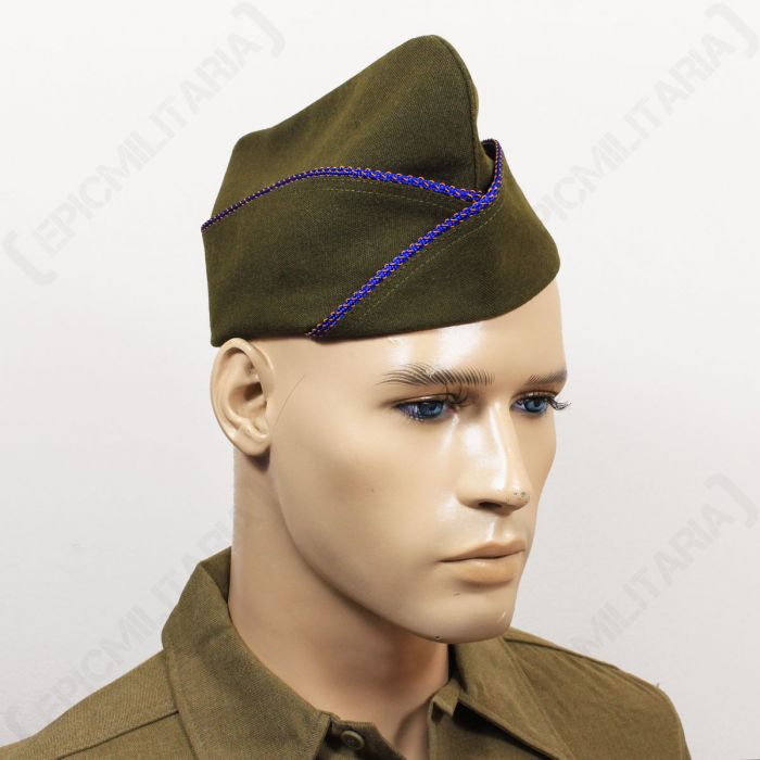 US NAVY SERVICE MILITARY DRESS BLACK UNIFORM GARRISON HAT CAP