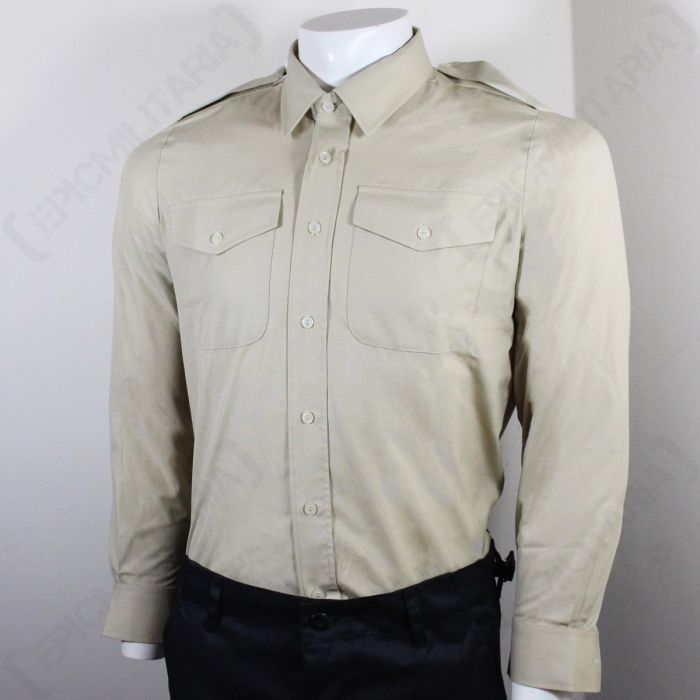 Genuine British Army Male Fawn Shirt Short Long Sleeve Uniform Replacement