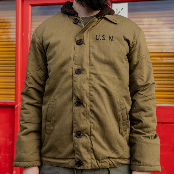 Vintage usn deck jacket best sale