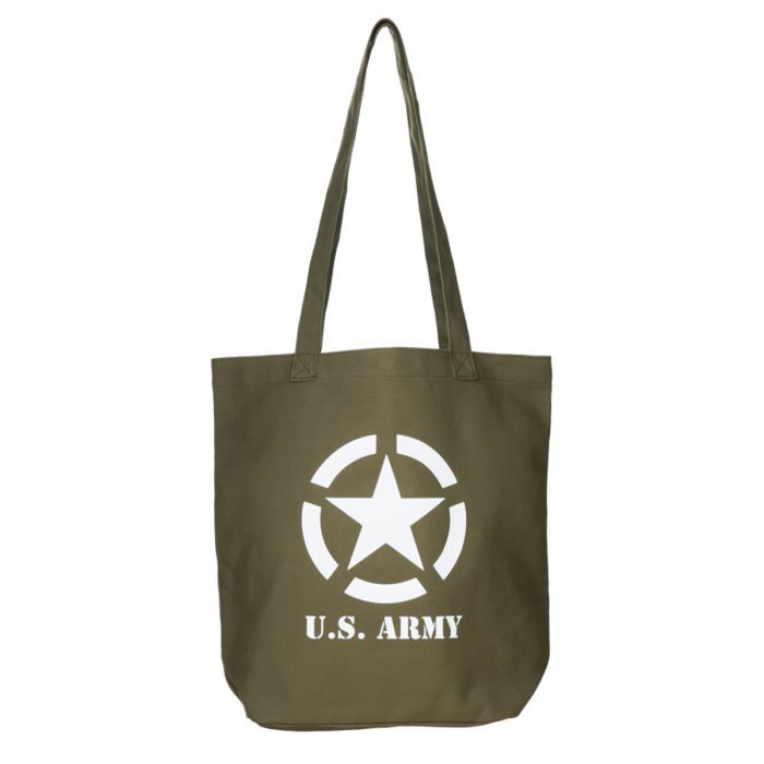 US Army Canvas Tote Bag Olive Drab Epic Militaria