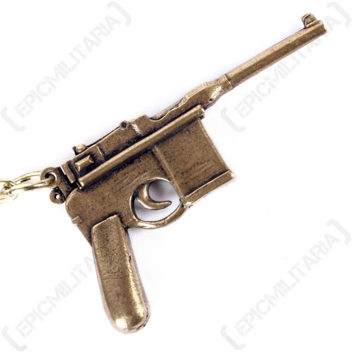 Keychain Military ​Pistol Airplane Tank Gun Model Weapon Metal Keyring Key Chain