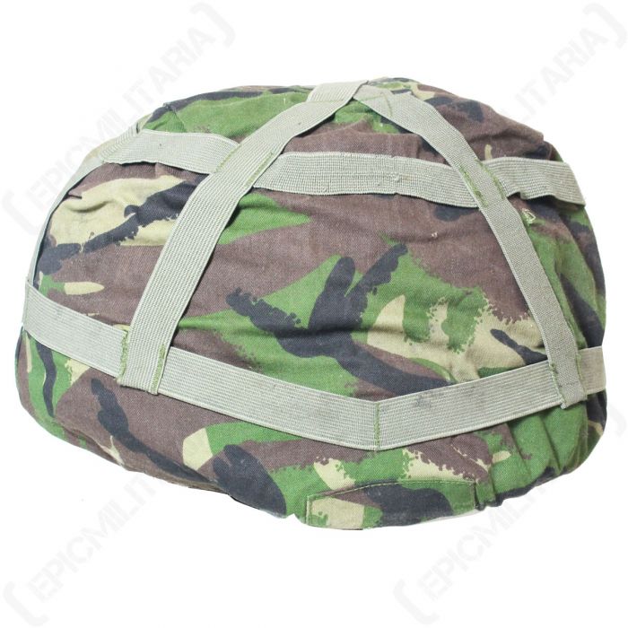Cover Combat Helmet GS MK6 Woodland DP Size Medium GB UK British Helmbezug