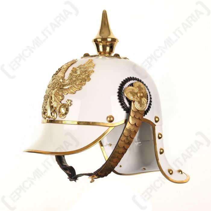 Ww1 German Prussian Cuirassier Pickelhaube White Epic Militaria