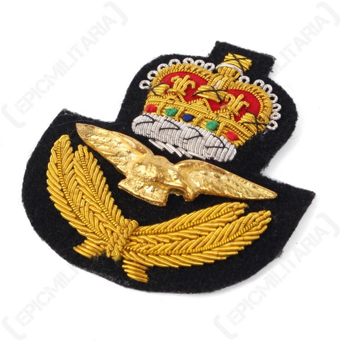 Military Online RAF Officer Badge Embroidered Softshell Jacket Royal Air Force