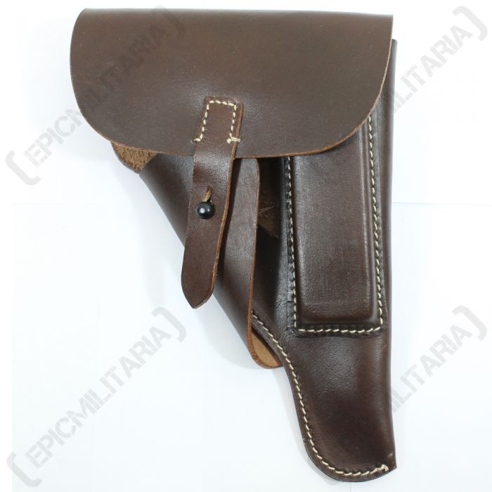 German WWII P-38 Softshell Brown Leather Holster P38 