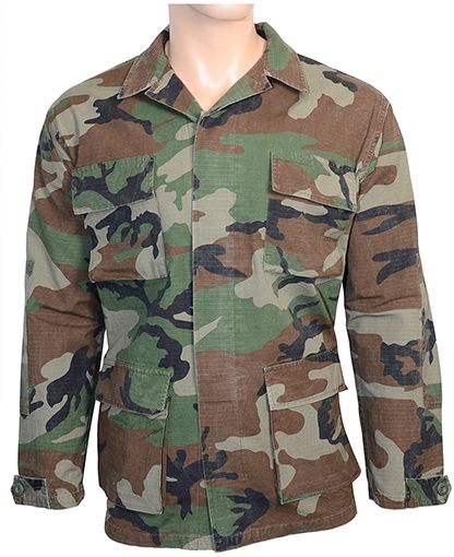 woodland camo windbreaker