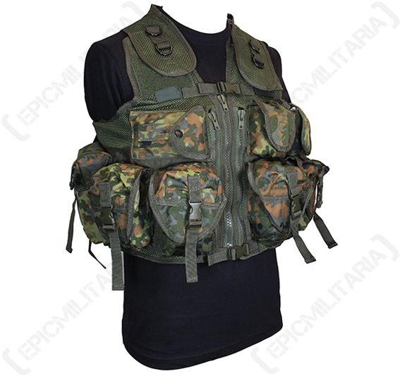 Commando Tactical Vest Fleck tarn, 