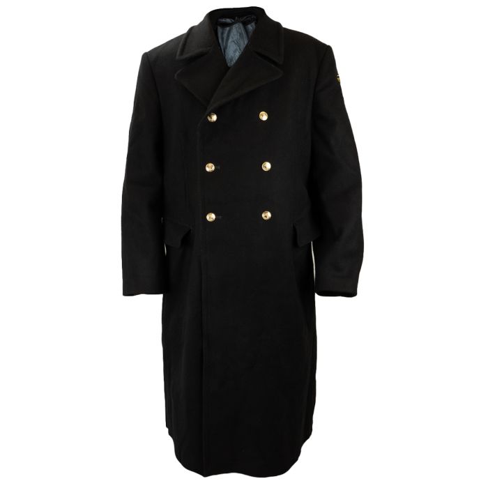 Buy Original Russian Armed Forces Naval Wool Greatcoat - Black - Epic ...