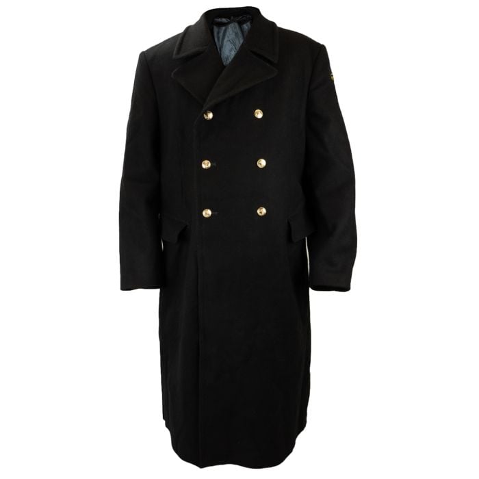 Buy Original Russian Armed Forces Naval Wool Greatcoat - Black - Epic ...