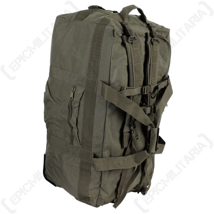 olive duffle bag