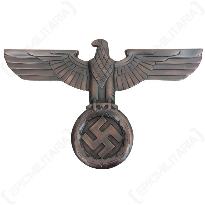 WW2 German Wall Eagle Antique Bronze Epic Militaria