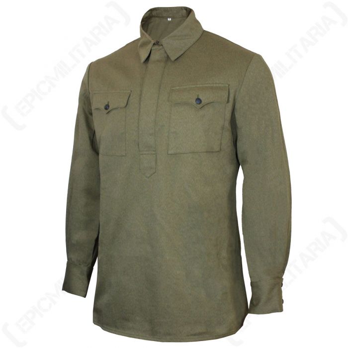 Reproduction Soviet WW2 M35 Infantry officer shirt tunic Size US 46-48