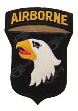 101st Airborne Patch Aufnäher US Abzeichen Vietnam WK2  Paratrooper Normandie 
