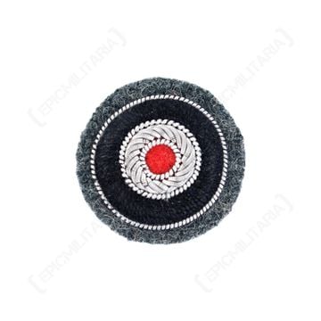 WW2 German Army M1943 Silver Bullion Cap Cockade