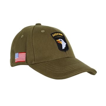 101st Airborne Baseball Cap - Olive Drab