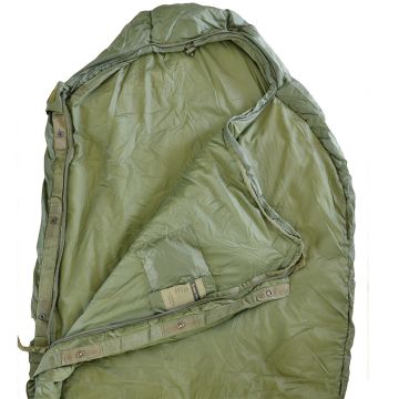 Temperature Rated Tactical Thermolite Sleeping Bag - T2 Open