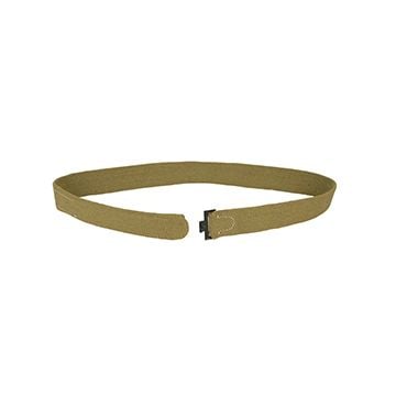 This view shows the front of the WW2 German DAK Webbing Belt - Green. Thumbnail;