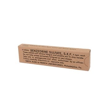 WW2 US Benzedrine Sulfate Box