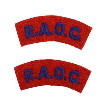 R.A.O.C. Shoulder Titles